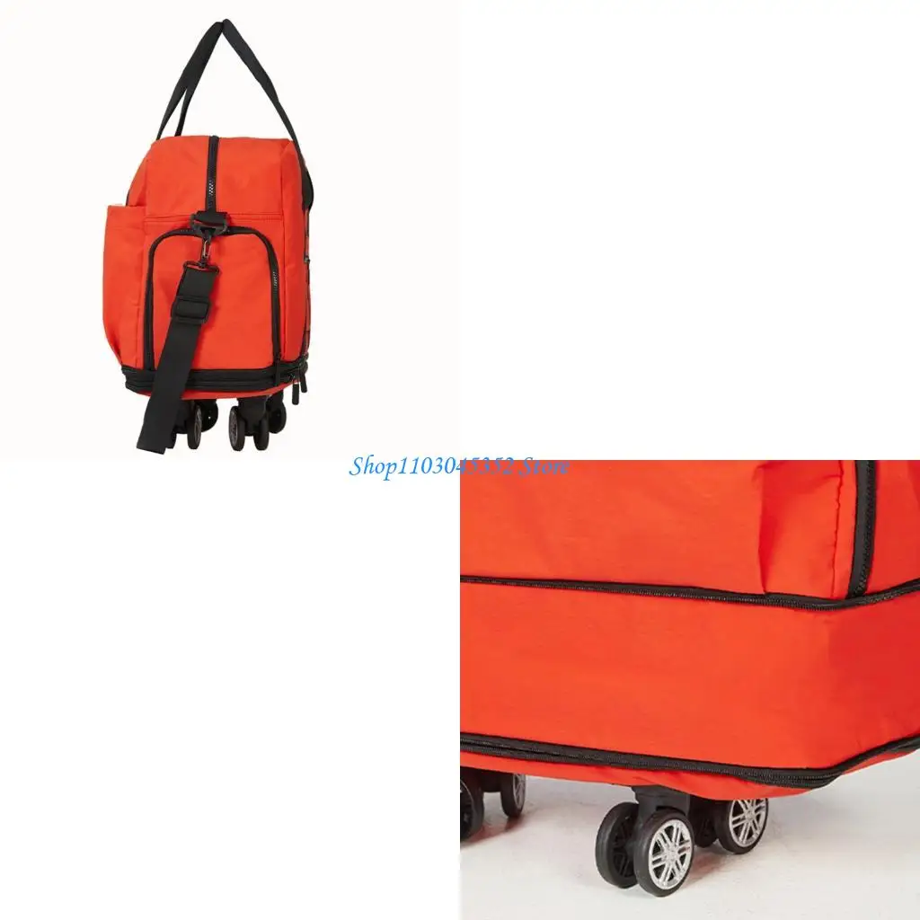 

Wheeled Travel Bag Large Capacity Fitness Bag Luggage Bag Gym Bag Sport Bag