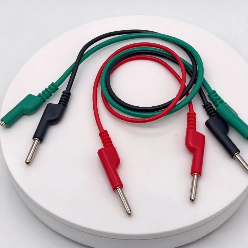 4mm 20A Banana Plug DCC Power Test Line Multicolor Pure Copper 1.6mm² 2.5mm 4 Square Electronic Power Test Lead 20cm-200cm