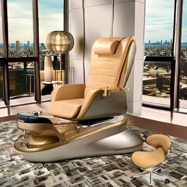 Modern Luxury Nail Salon Pedicure Chair Spa Pedicure Chair Foot Spa Massage Comfortable Salon Chairs