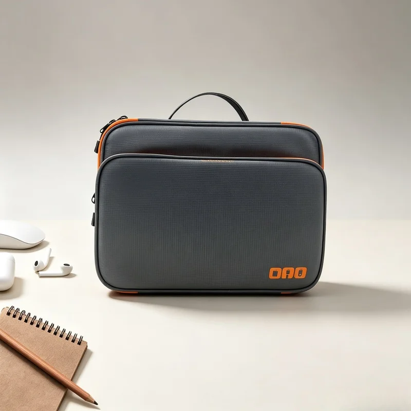Multi‑Layer Electronic Organizer Pouch, Portable Travel Storage Bag for USB Cables & Digital Accessories