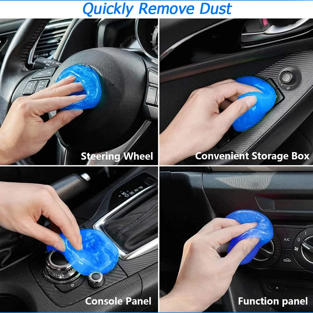 Cubicseven Car Cleaning Gel Magic Clean Mud Clay Laptop Computer Keyboard Cleaning Tool Home Gap Dirt Cleaner Dust Remover