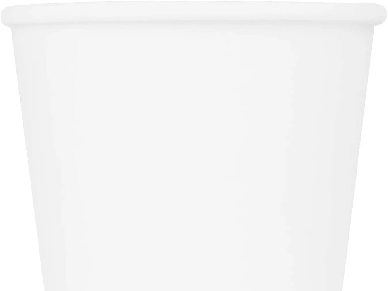 C-K508W 8 oz White Paper Hot Cup, 80mm Diameter - Case of 1000 pcs