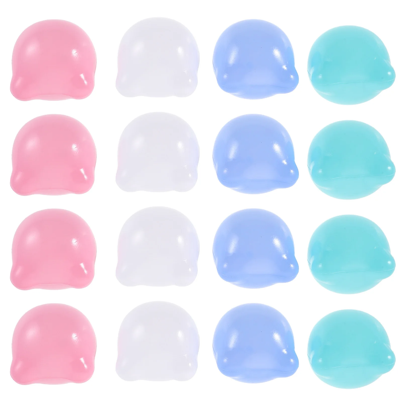 

100pcs Ocean Balls For Baby Bear Shaped Plastic Kids Pit Home Nursery Play Sensory Motor Skills Safe Proof Small Ball Pool