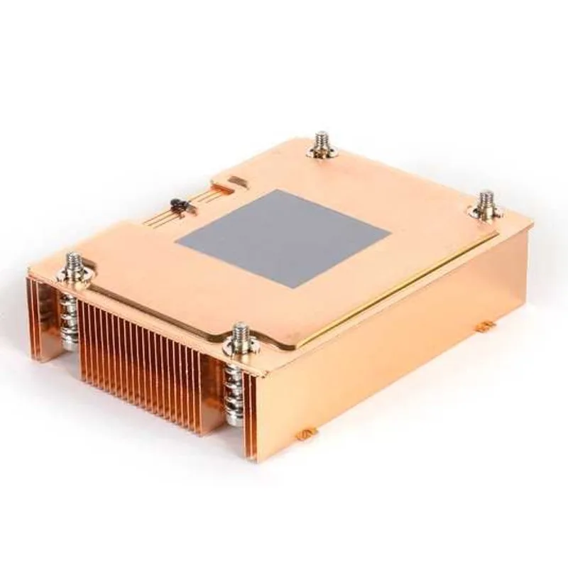 For MD25VC 2011 2066 Rectangle 1U All Copper Soft Plate Server Heatsink T318
