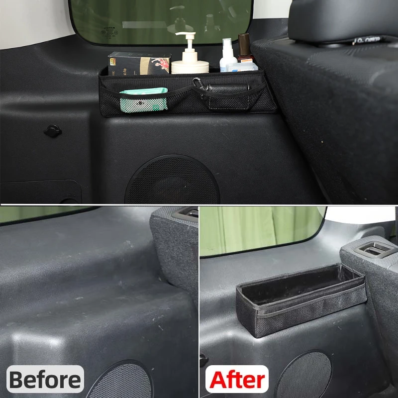 

Accessories For Haval H9 2024 2025 Trunk Side Storage Box Organizer Stowing Tidying Navigation screen Rear storage compartment