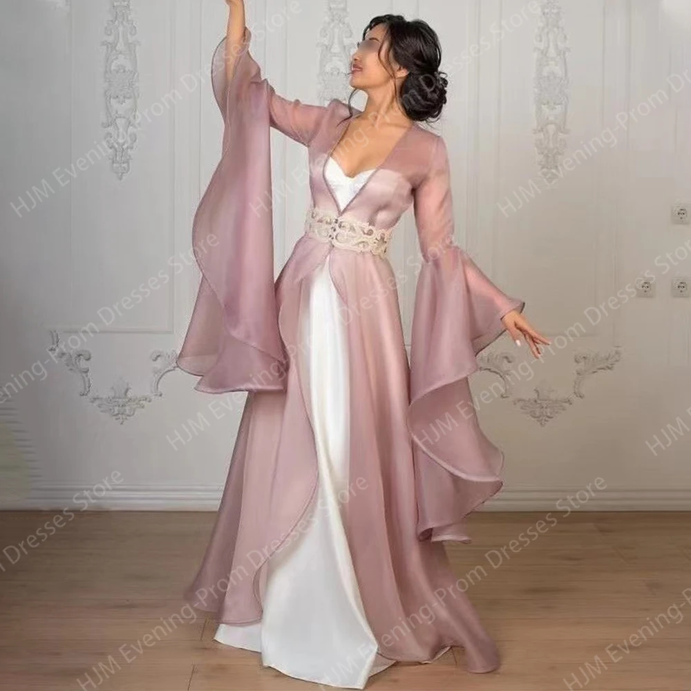 Elegant Long Evening Dresses for Women Satin Floor-Length Sweep Train A-Line Prom Party Wedding Gala Special Events Dress 2024