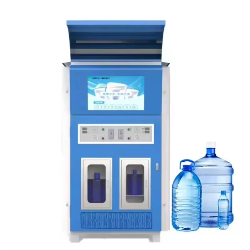 

self-service automatic replenishment of hydrogen purified water bottle vending machine for drinking water coin operation