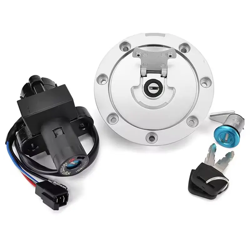 NEW HOT In Stock-Fuel Gas Cap Seat Lock Key Kit Ignition Switch For Honda VFR400 NC30 RVF400 NC35 NSR250 MC18 MC21 CBR250 35100-