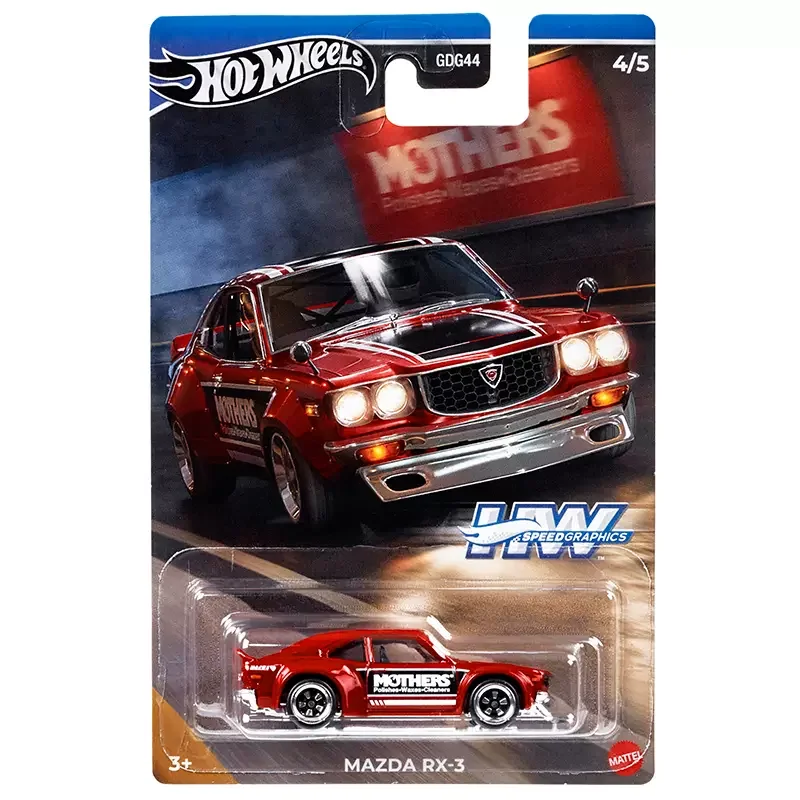 Original Hot Wheels Premium Hw Speed Graphics Car 914 Ble-air Mazda Range Rover Classic Civic Boys Toys 1/64 Metal Model Voiture