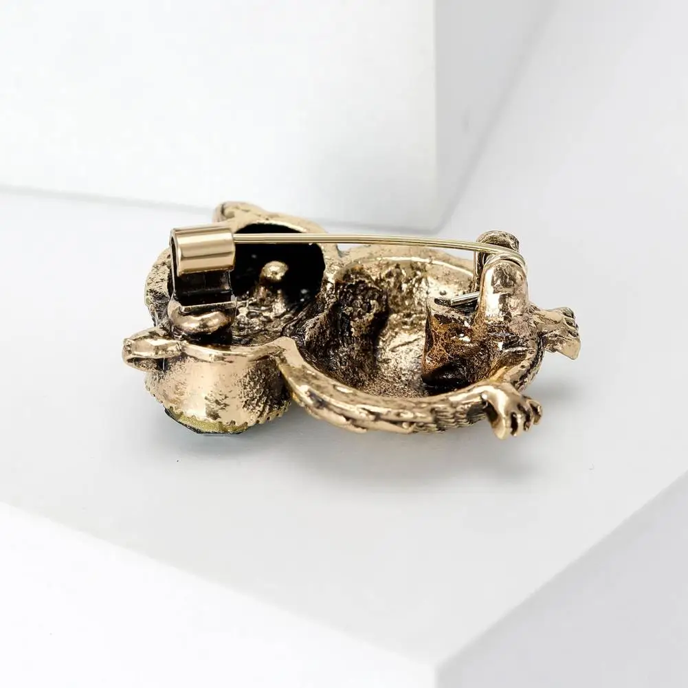 Exquisite Craftsmanship Brooch Women's Retro Owl Brooch Pin Rhinestone Animal Lapel Corsage Vintage Mini Alloy Scarf Pin Unique