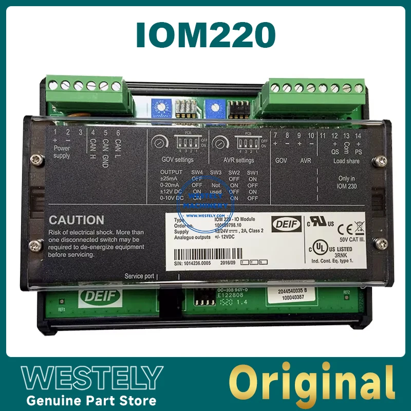 

Genuine DEIF IOM220 Analogue Output Module