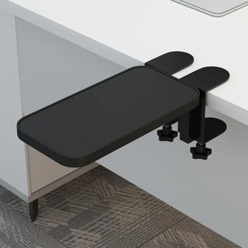 Imagem -04 - Descanso Ergonômico Ajustável do Braço do Computador para a Mesa Suporte de Pulso Extensor do Braço do Teclado Suporte Giratório do Mouse Pad