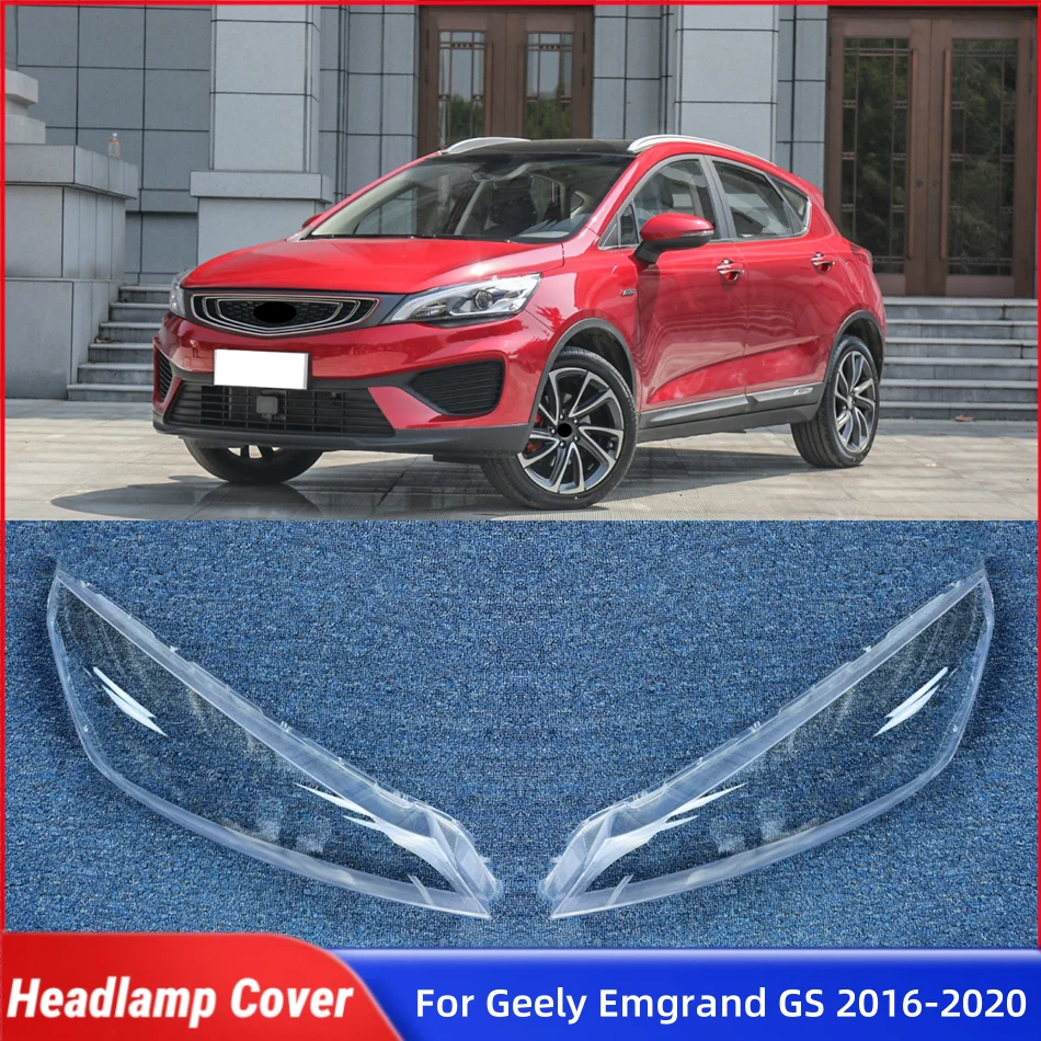 For Geely Emgrand GS 2016 2017 2018 2019 2020 Car Interior Spare Parts Lampshade Caps Headlights Lamp Lens
