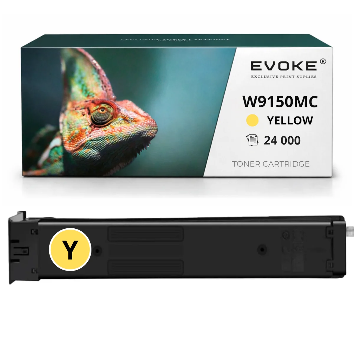 Evoke Compatibele Toner voor Hp W9152Mc W9150Y W-9152Mc W-9150Y Geel 24000 Pagina's Colorlaserjetmanaged E78630Z E78635Dn