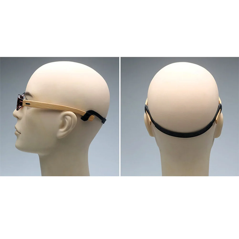 

12Pcs Eyeglass Holders Non-Slip Silicone Straps for Women Lightweight Comfortable Fit Ears Red Black Transparent White Coffee