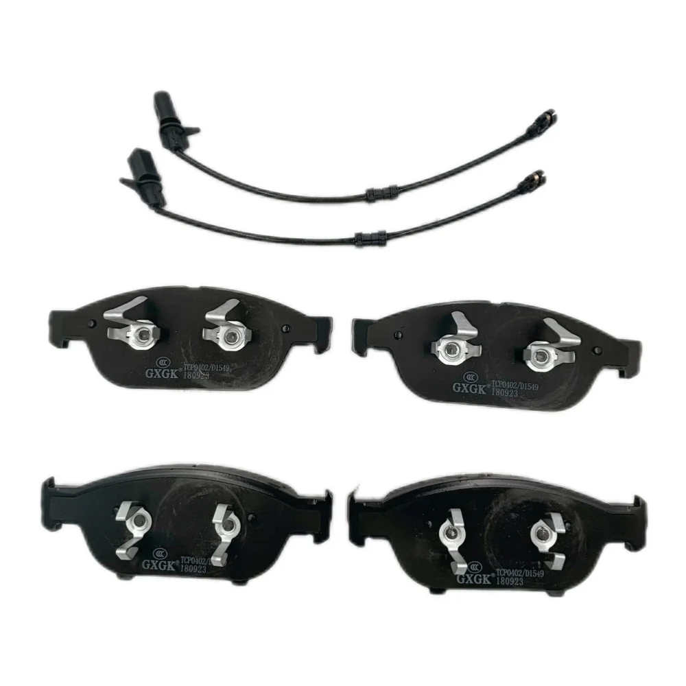 

Front Disc Brake Pads D1549 4H0698151G For AUDI A8L quattro D4 3.0T 2009-2018 metal material Car Accessories