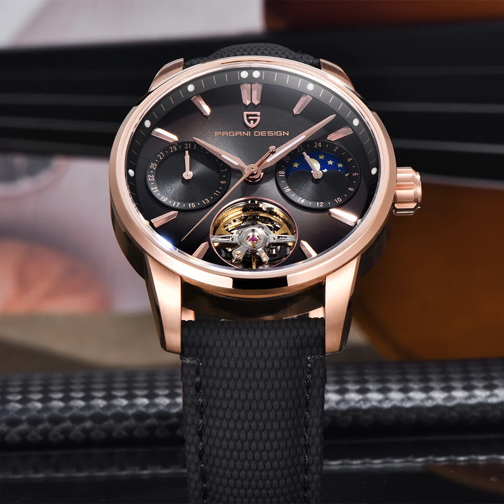 2025 Pagani تصميم فاخر العلامة التجارية الجديدة التلقائي ساعة ميكانيكية 41 مللي متر ساعة رجالي الفولاذ المقاوم للصدأ 100 متر مقاوم للماء ساعة رجالي