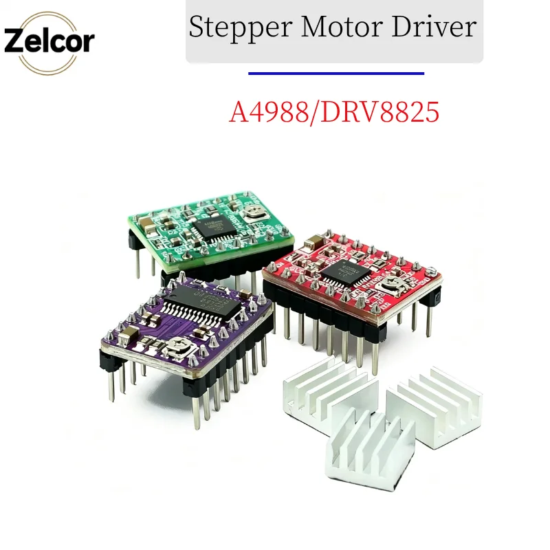 A4988 DRV8825 3D Printer Parts Driver Module 3D Printer CNC Shield V3 Engraving Machine A4988/DRV8825 Stepper Motor Driver