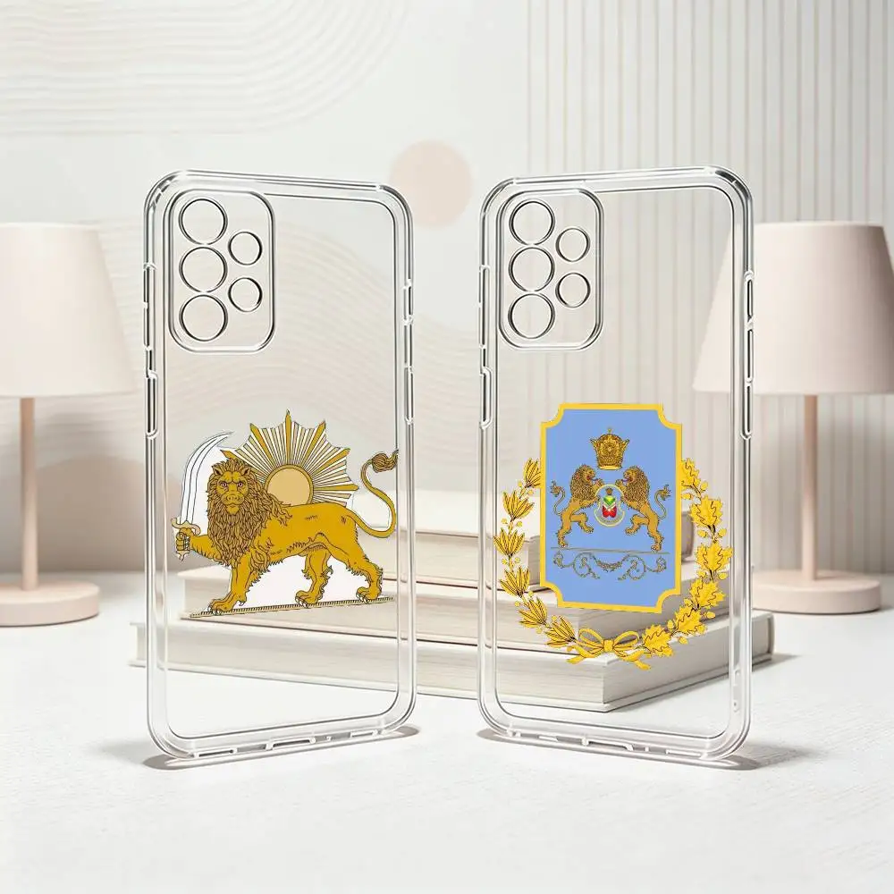National Coat A-Arms Iran  Phone Case For Samsung S25,S24,S21,S22,S23,S30,Ultra,S20,Plus,Fe Transparent Cover Gift