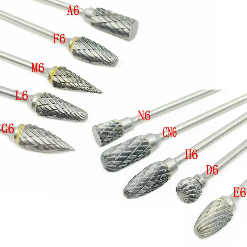 10 sztuk wiertło dentystyczne bity polski węglik wolframu 2.35mm wiertła obrotowe Bur Metal diamentowe szlifowanie frezy do drewna