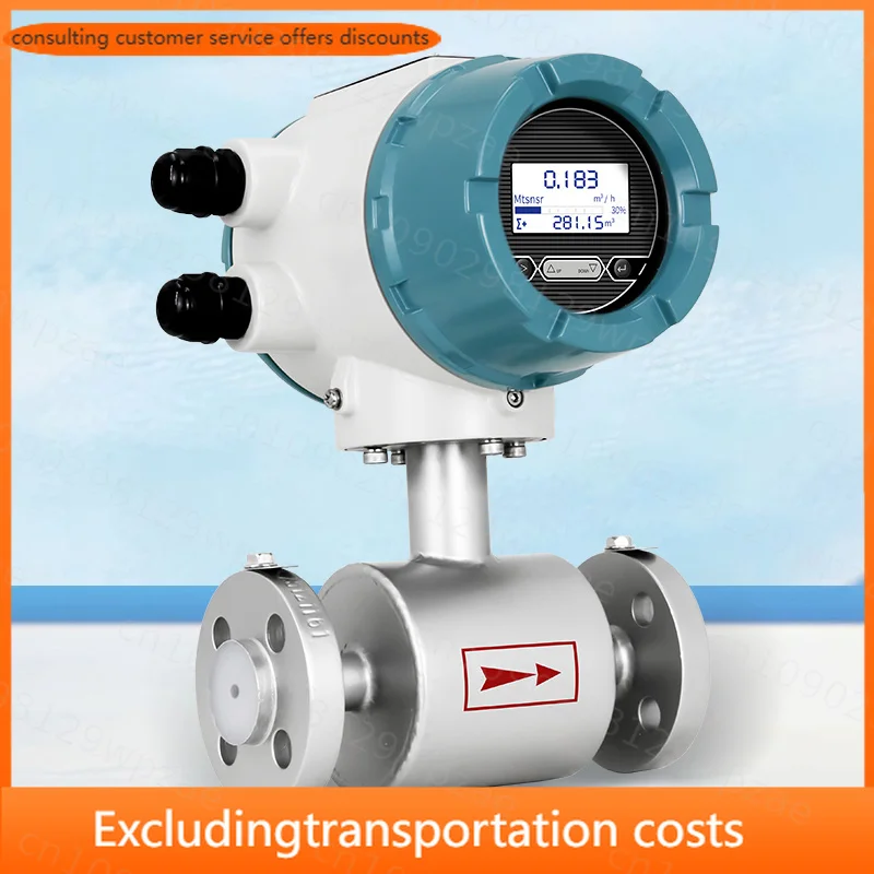 DN4 DN6 DN8 DN10 Flow Meter for Fluid Small Pipe Electromagnetic Flow Meter for Water Chemical Wastewater Treatment