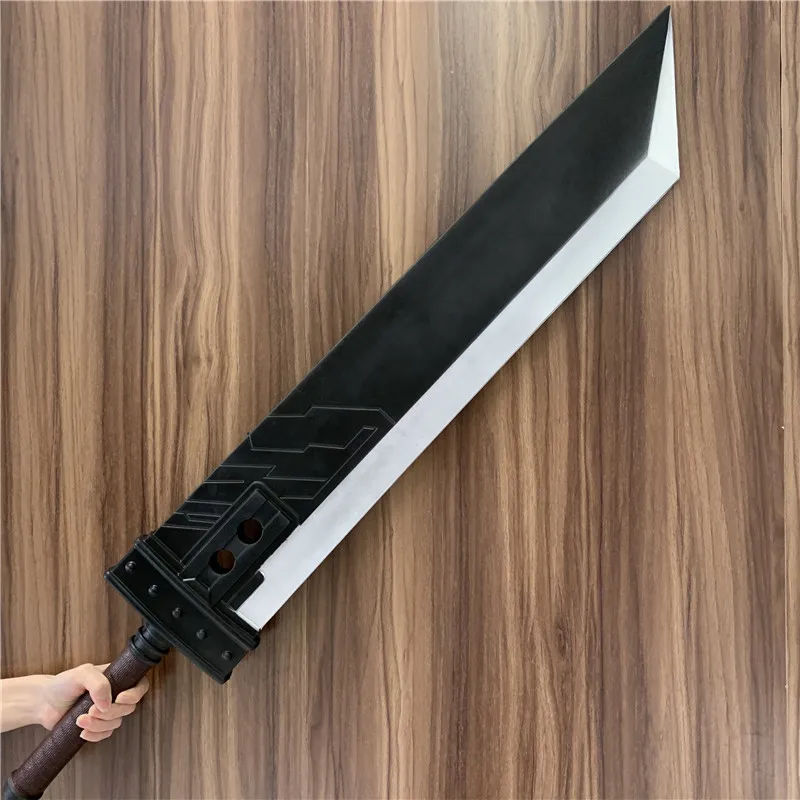 1:1  7 VII Sword Cosplay Cloud Strife Buster Sword Remake Sword Knife Prop Model Safety PU Zack Fair Weapon 108cm