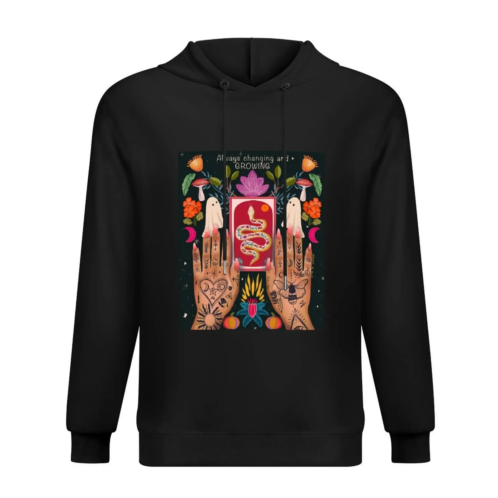 

Always changing and growing Hoodie autumn new products graphic t shirts men anime clothes blouse men's hoodie sweatshirt