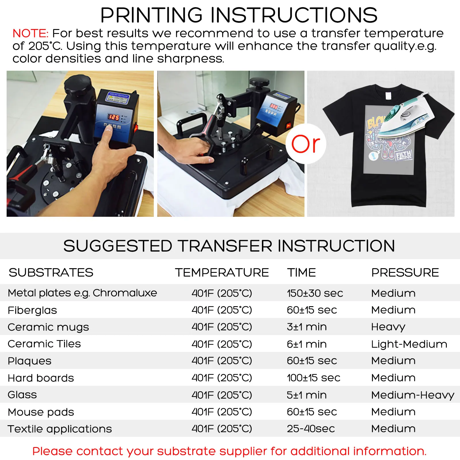 Imagem -04 - Papel de Transferência Térmica da Sublimação do Inkjet 10 Folhas a4 para Qualquer Impressora a Jato de Tinta com Tinta da Sublimação 20 Folhas Tamanho da Letra