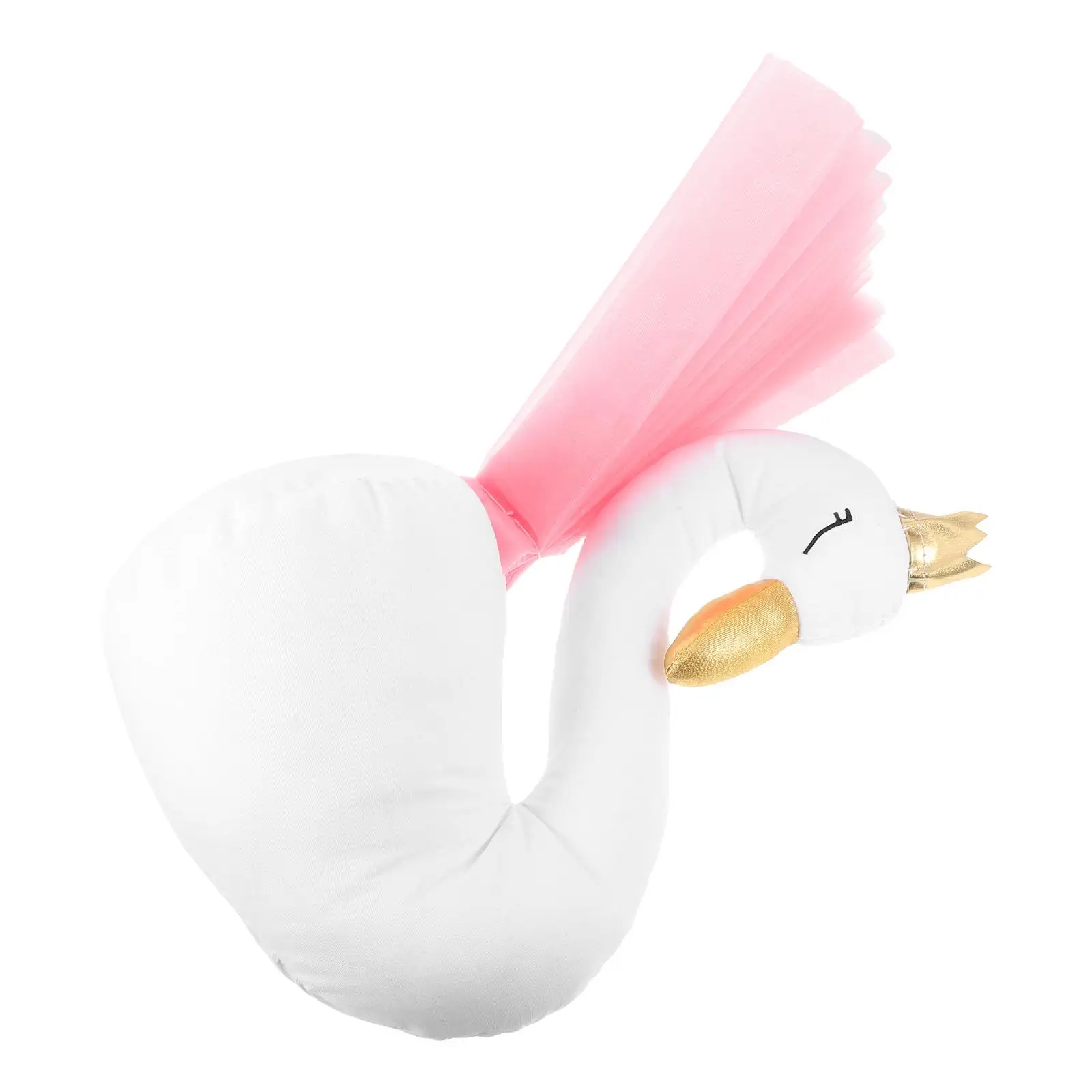 

Swan Wall Hooks Decorative Coat Rack Heavy Duty PP Material Non Rust Nursery Boho Animal Mount Heads Home Organization Space