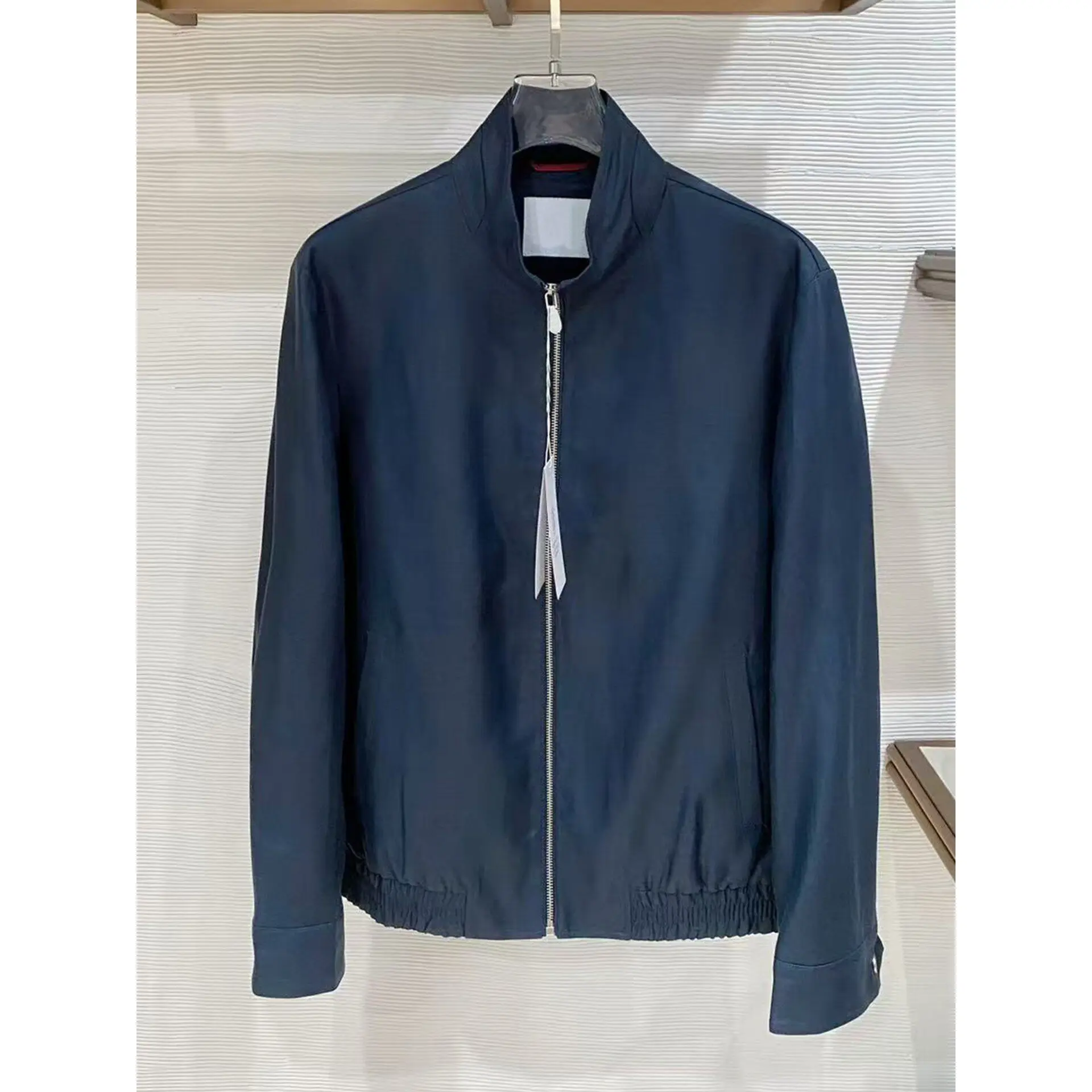 Italian BC old money style 26 new wind breathable cotton and linen business stand-up collar casual jacket