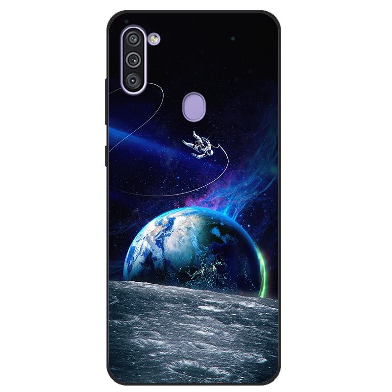 Soft TPU Case For Samsung Galaxy A11 Case M11 Cute Silicone Cartoon Phone Cases For Samsung M11 A 11 GalaxyM11 Back Cover Coque