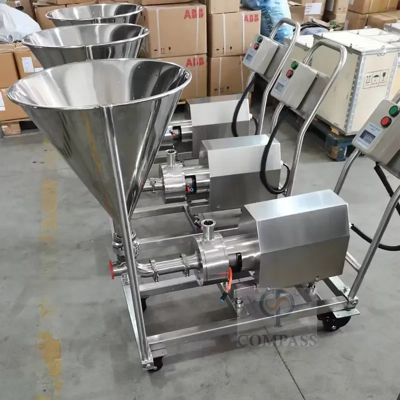 Stainless Steel Sanitary High Shear Homogenizer Inline Emulsify Mixing Pump for Cream Cream High Shear