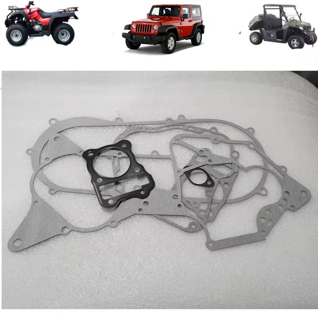 

ATV Engine Full Gasket Set with Side Case Gasket for Loncin LX200M 200cc LX200AU