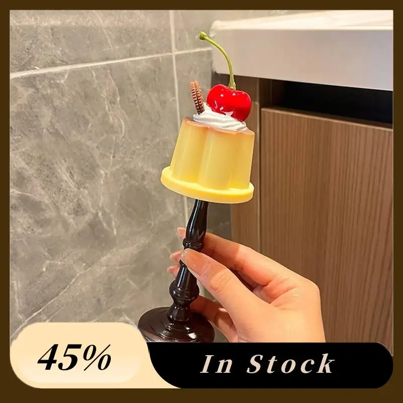 A60Z Top Pudding Light Night Light Mini Retro 2 pezzi carino con lampada da tavolo a batteria, arredamento della camera, regalo per ragazzi e ragazze