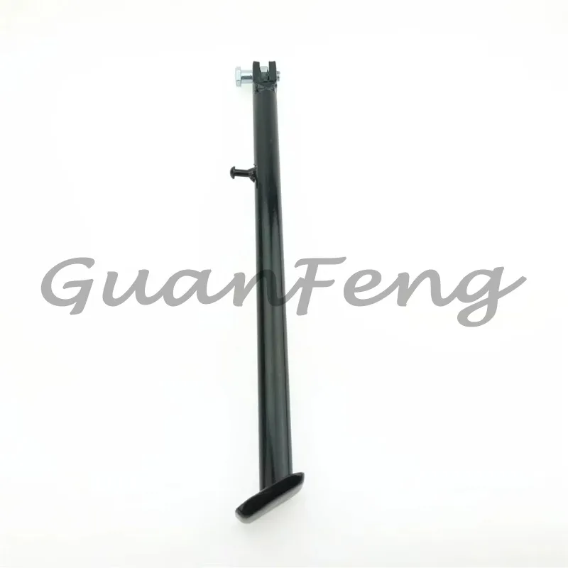36cm /40cm Extended Black Motocross Side Kickstand, Side Support Bracket with Spring & Screw for Electric Bike