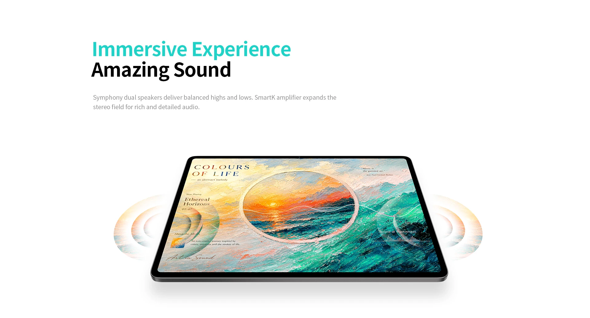 Teclast ArtPad 13.2-inch 2.2K TDDI Tablets PC Max.48GB RAM 128GB ROM Android 16 Tablets T7300 8 Core 10000mAh 18W Fast Charge