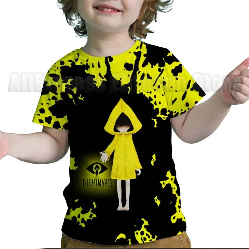 الصيف الاطفال الكوابيس الصغيرة 2 تي شيرت الأطفال الكرتون أنيمي ثلاثية الأبعاد تي شيرت Camiseta بنين بنات المراهقين طفل بلايز تي شيرت