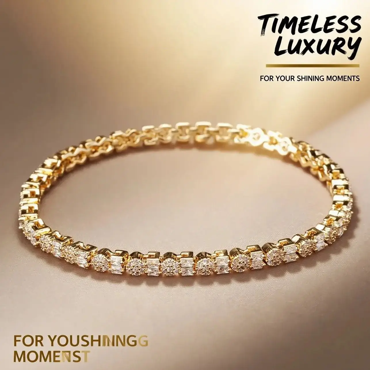 

Bride Talk Charm High Quality Zircon Bracelet Women Fashion Jewelry Party Birthday Women Wedding Gift