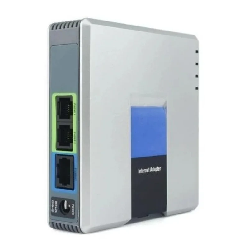Unlocked Linksys PAP2T VoIP Phone Voice Adapter SIP VoIP Internet Phone Adapter 2 FXS Ports