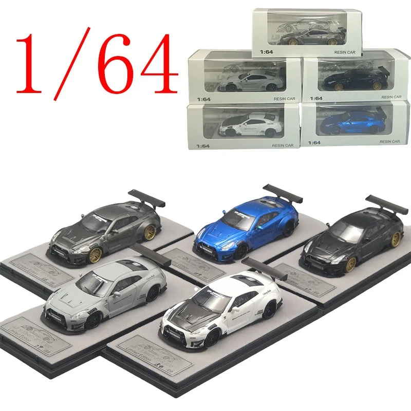 

Qidian Model Diecast 1/64 Scale Nissan Resin Model Car Nissan GT-R R35 LBWK Play Vehicles Toys for Boys Gift Original Box