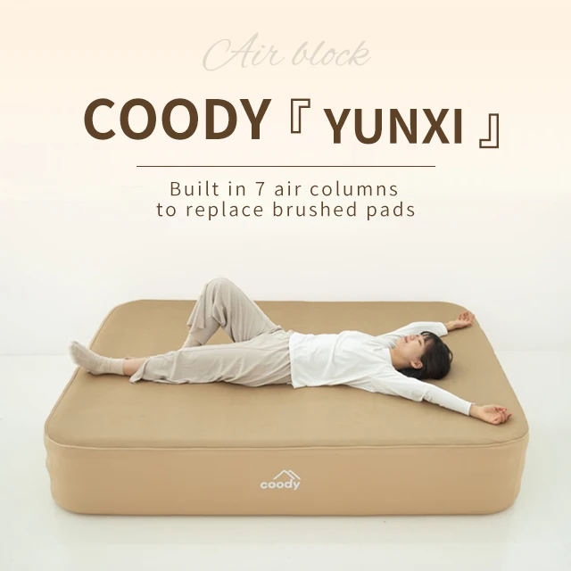 

Outdoor Usage Modern Foldable Inflatable Mattress Built-in Pump Air Bed for Camping and Bedroom