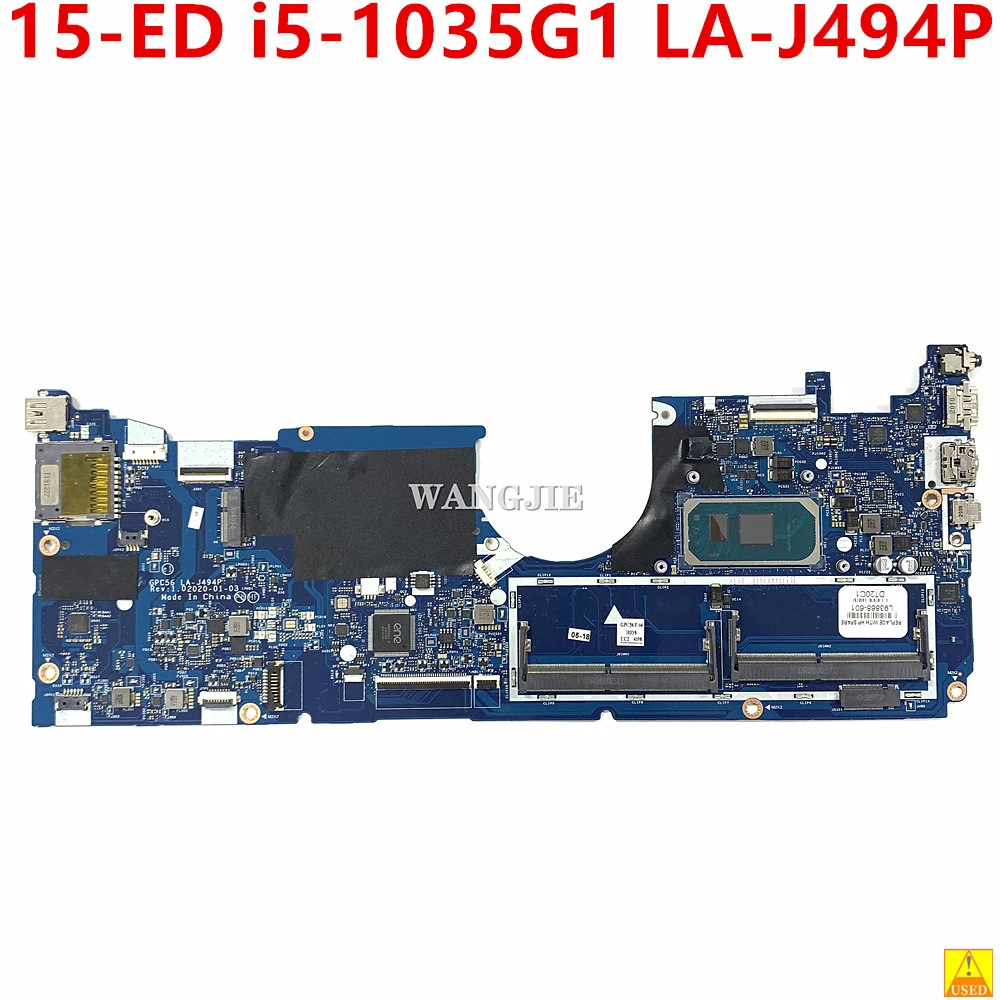 

For HP Envy X360 15M-ED 15T-ED 15-ED Laptop Motherboard With i5-1035G1 CPU LA-J494P L93868-601 L93868-001 L93870-601