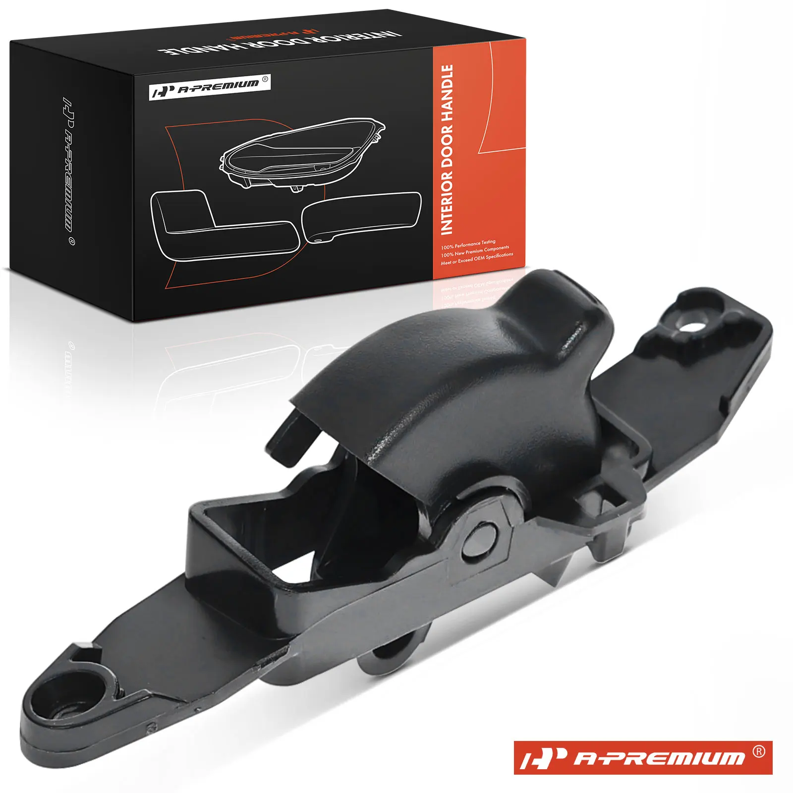 A-Premium Rear Passenger Side Dark Gray Interior Door Handle for Nissan Quest 2007