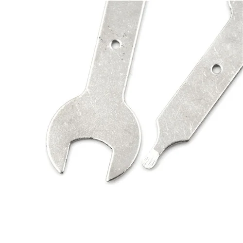 5pcs Metal Collet Wrench Key 9mm Nut Spanner For Supplies Dual purpose small wrench for opening and tightening nuts tool
