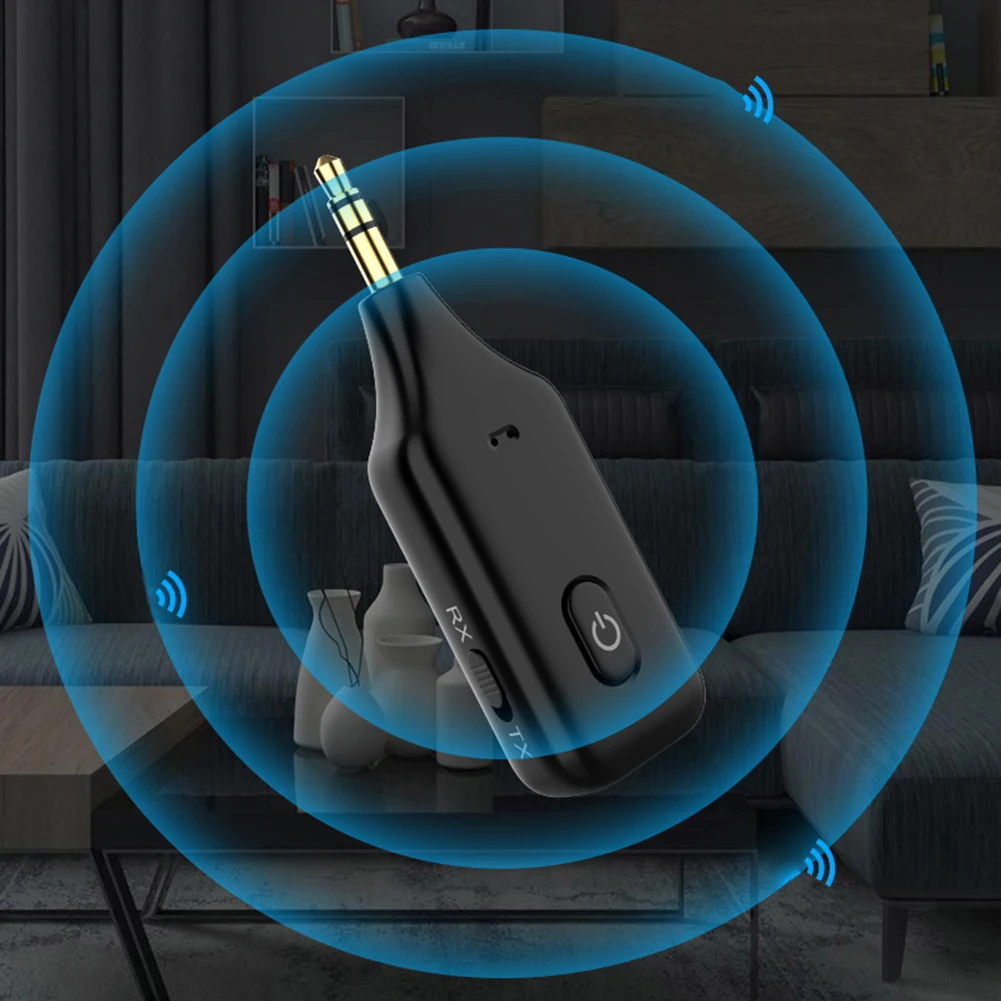 Adaptador receptor transmisor inalámbrico Bluetooth 5,0 3 en 1, conector de 3,5mm para música de coche, Audio Aux A2dp, receptor de auriculares manos libres