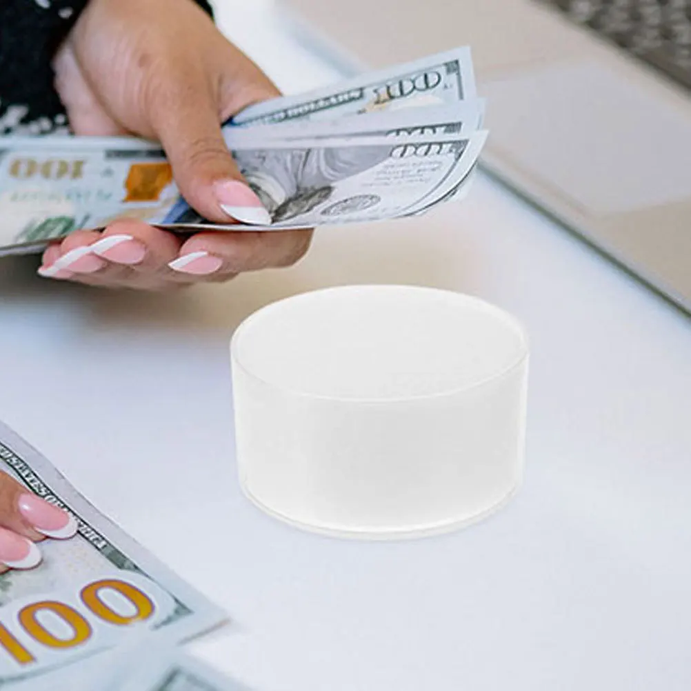 12pcs Wet Finger Pad Quick Absorption For Cash Counting Smooth Bill Sorting High Absorption Sponge Desktop Office Bank Tool