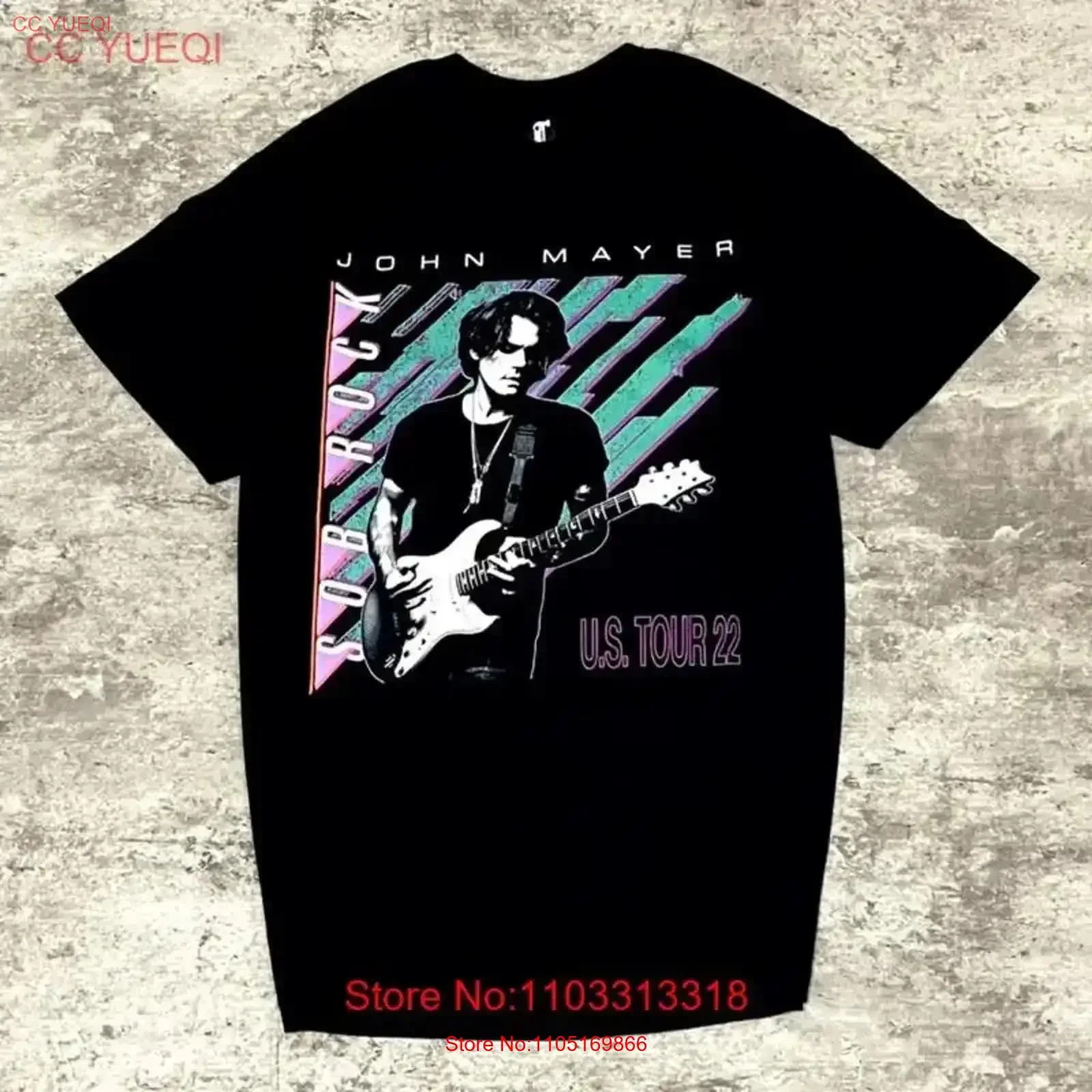 John Mayer US Tour 2022 T Shirt Concert Full Size S to 5XL IM0386 vintage Washed Breathable Soft Stretched graphic vintage