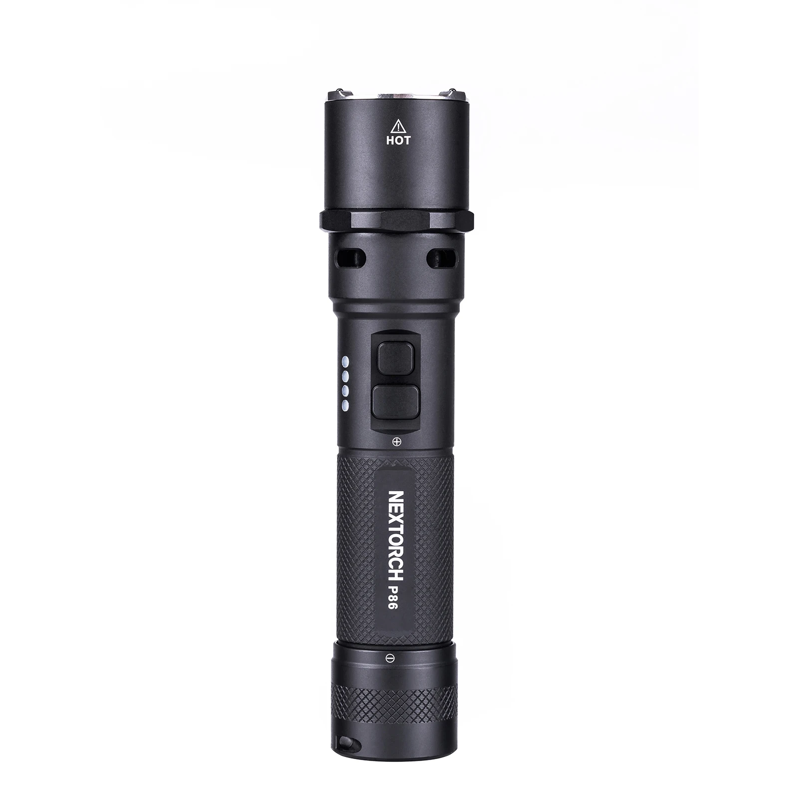 Imagem -02 - Led Lanterna Tática Recarregável Tocha Poderosa Lâmpada para Camping Pesca Iluminação Exterior Caça 1600 Lumens Nextorch-p86