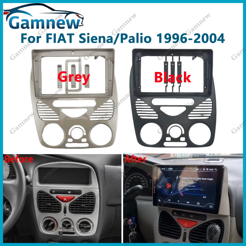 

9-дюймовая автомобильная рамка, адаптер для приборной панели Android, комплект панели для Fiat Palio Albea Siena G2 1996-2004 гг.