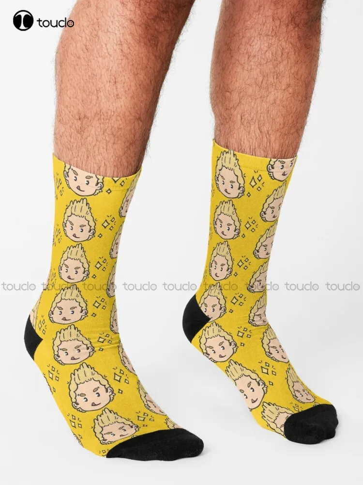 Mirio Togata | Big 3 | My Hero | Lemillion | Anime Gift Socks Black Socks Street Skateboard Socks Streetwear Gd Hip Hop